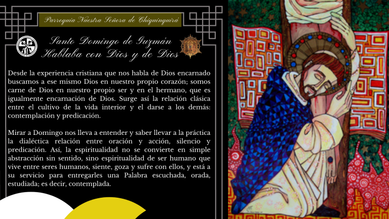 Inicio de la Novena a Nuestro Padre Santo Domingo de Guzmán | Señora de  Chiquinquirá