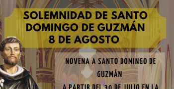 POSTER SANTO DOMINGO DE GUZMÁN